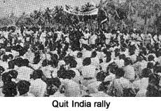 Quit India rally